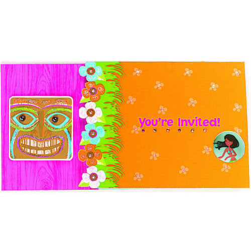 Totally Tiki Tiny Twinkler Invitations