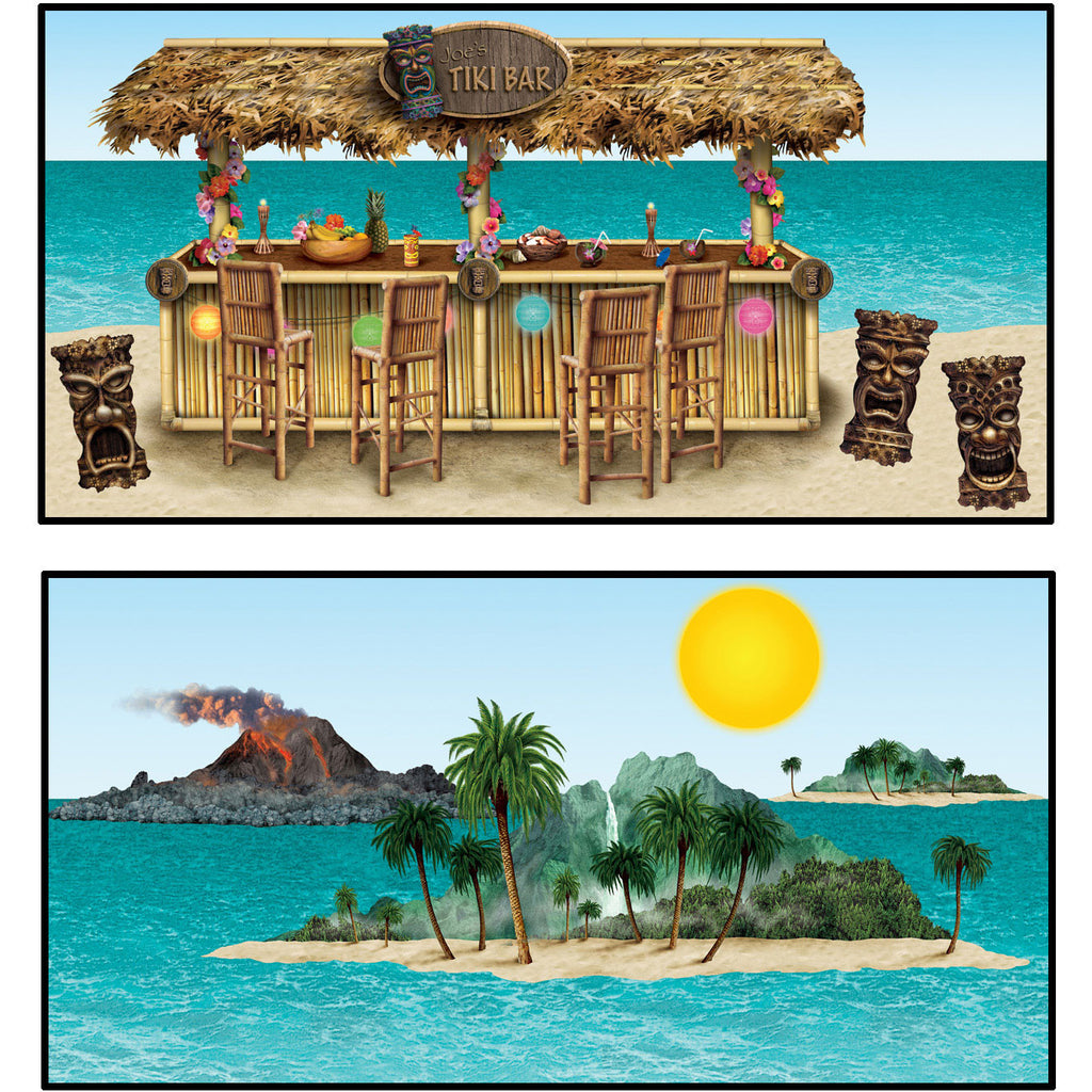 Tiki Bar & Island Props Scene Setters