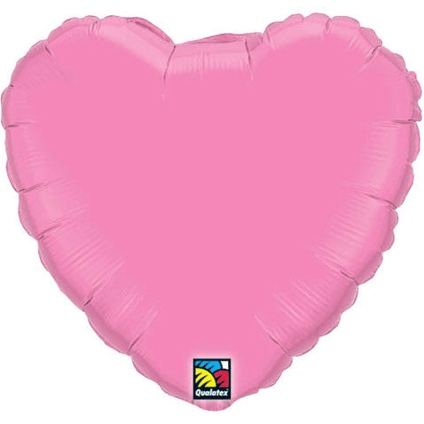 18" Rose Heart Foil Balloon