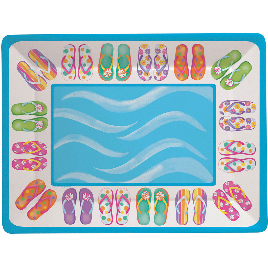 Flip Flops Plastic Tray