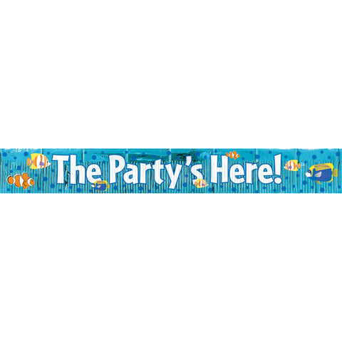 Fringe Tropical Party Banner