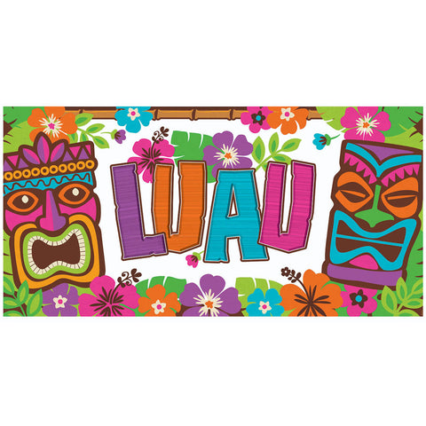 Luau Summer Party Banner