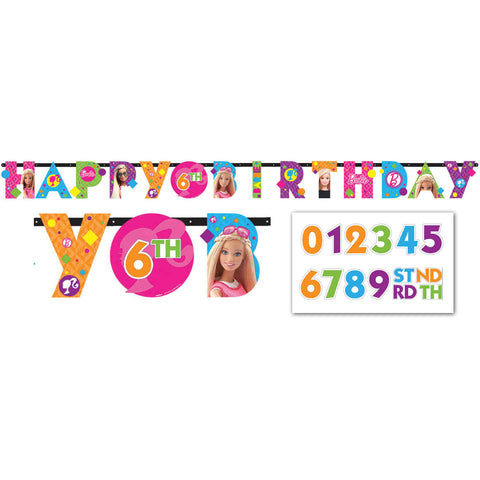 Barbie Sparkle Letter Banner