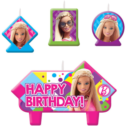 Barbie Sparkle Molded Candle Set (4ct)