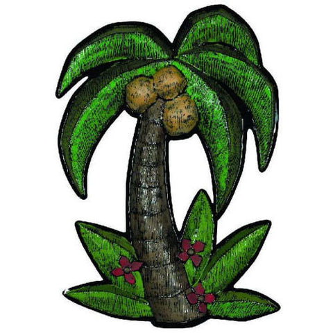 Vac Form Wood Palm Tree