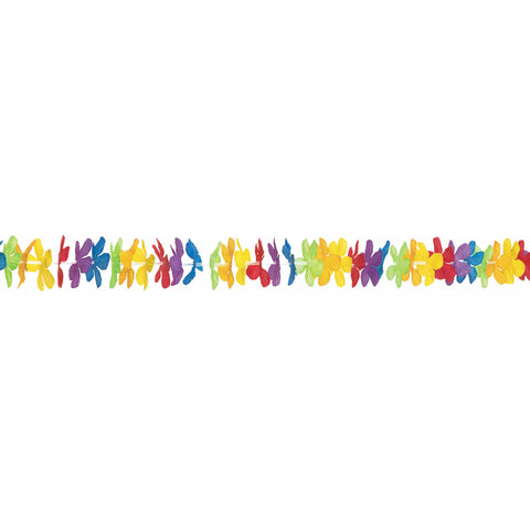 Luau Fabric Flower Garland