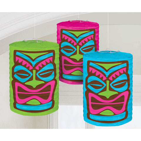 Tiki Shaped Paper Lanterns