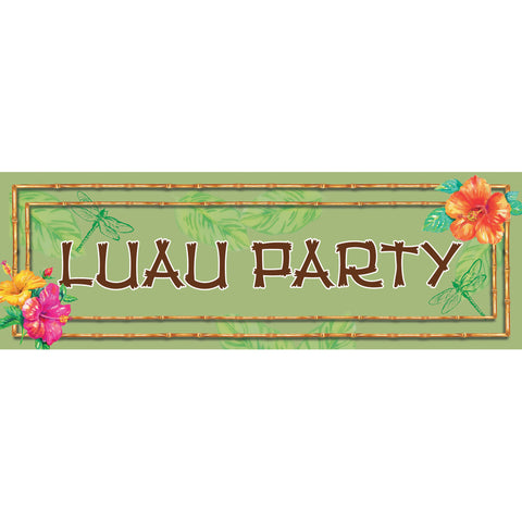 Giant Party Banner Tahiti Tropics
