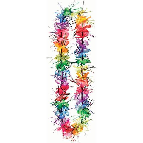 Rainbow Tinsel Lei
