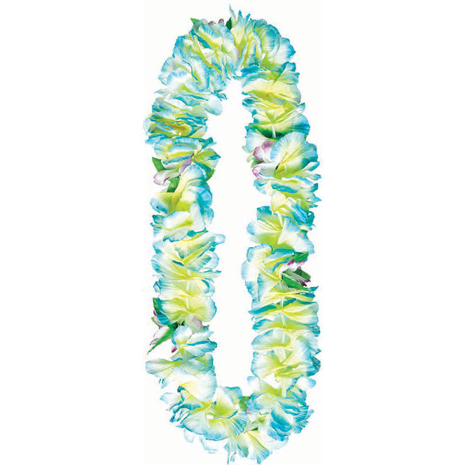 Blue Soft Petals Lei