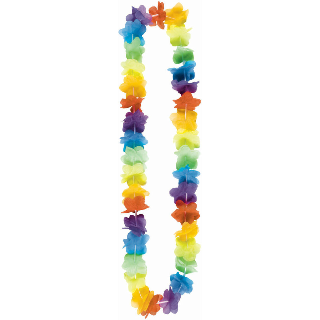 Multi-Colored Flower Lei