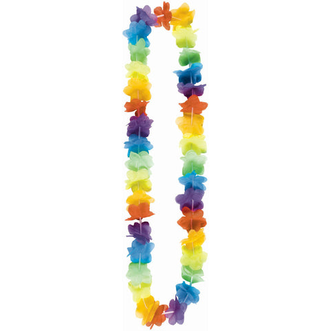 Multi-Colored Flower Lei