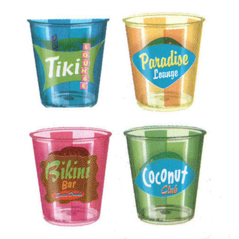 Tiki Lounge Plastic Shot Glass (1 ct)