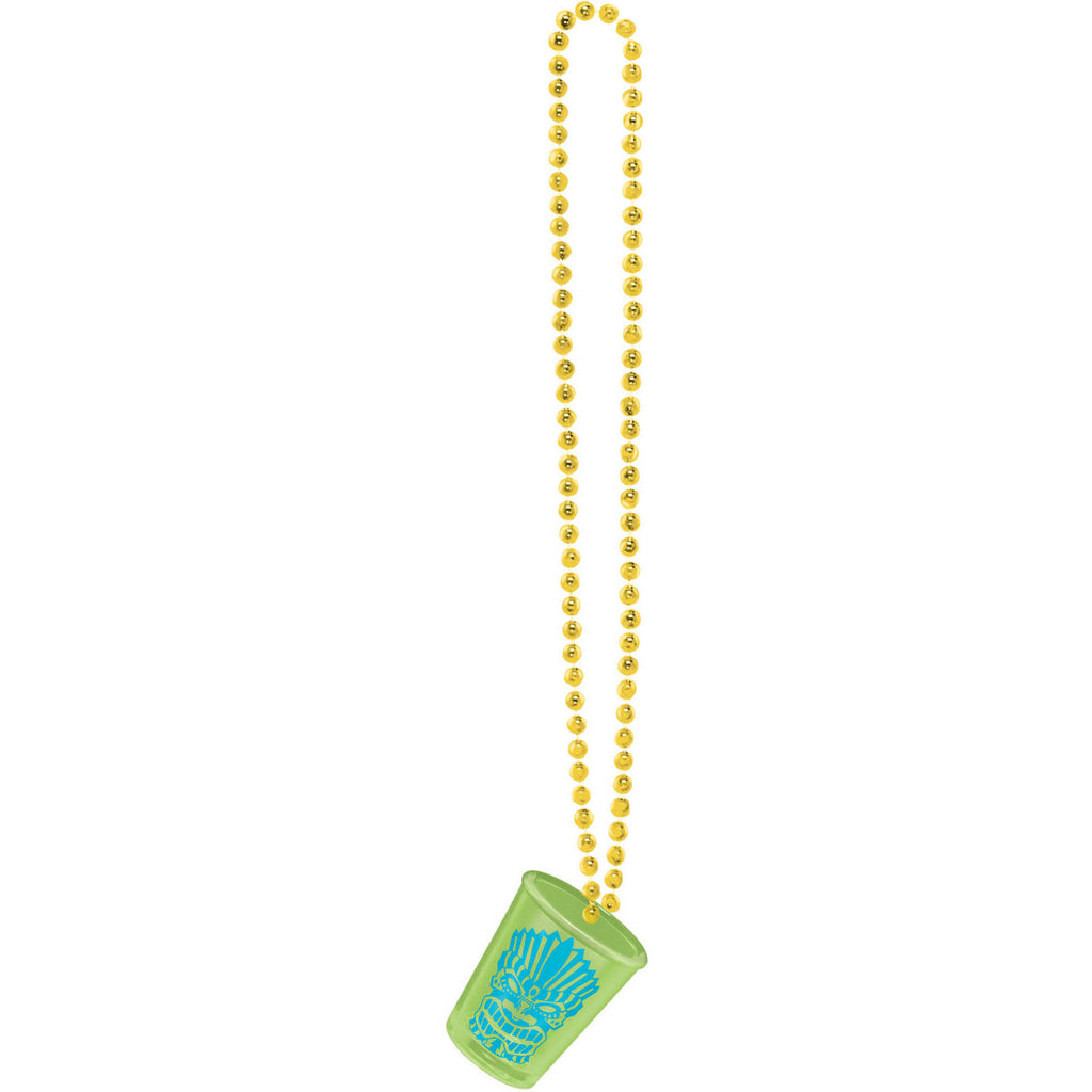 Tiki Shot Glass Necklaces (2ct)