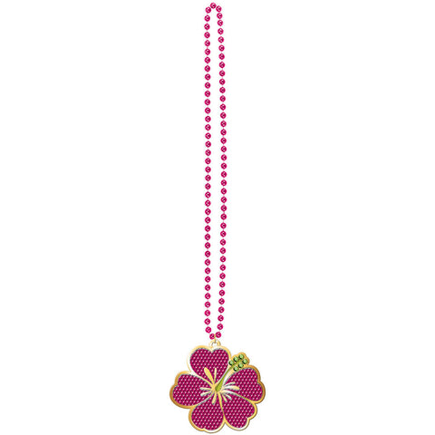 Bling Jumbo Hibiscus Necklace