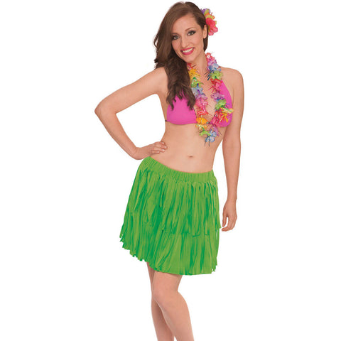 High Low Fringed Hula Skirt