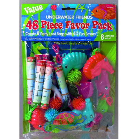 Underwater Friends Favor Pack (48 Pieces)