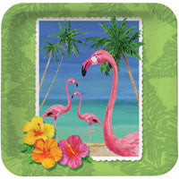 Tropical Vacation Dessert Plates