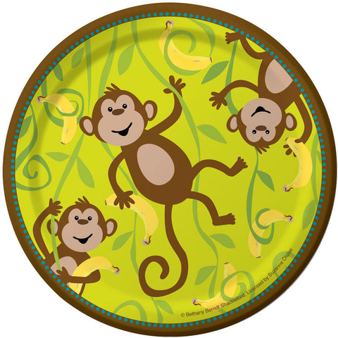Monkeyin' Around Dessert Plates