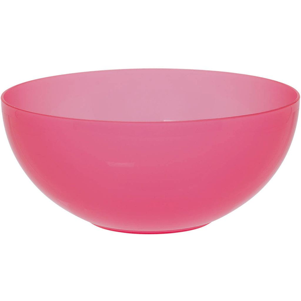 Bright Pink Small Plastic Serving Bowl