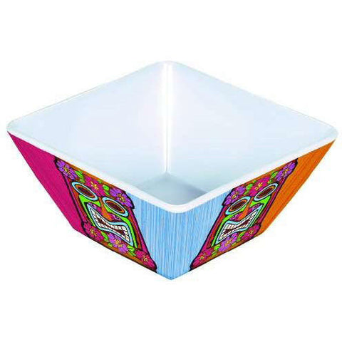 Bowl Small Square Tiki Time