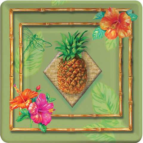 Tahiti Tropics Banquet Plates