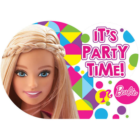 Barbie Sparkle Postcard Invites (8ct)