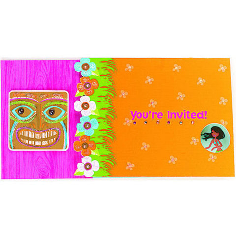 Totally Tiki Tiny Twinkler Invitations
