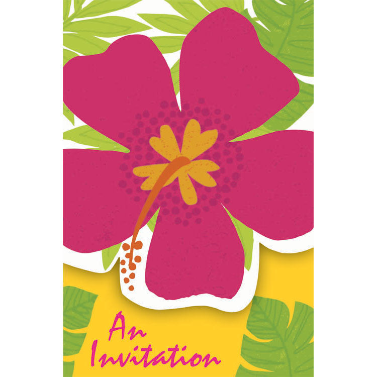 Floral Paradise Warm Invitatio