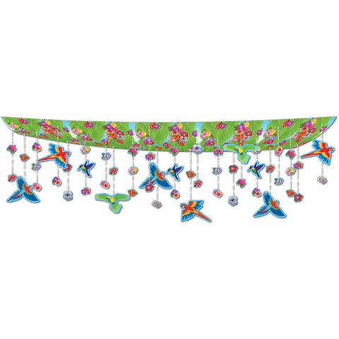 Flower and Bird Ceiling Decoration