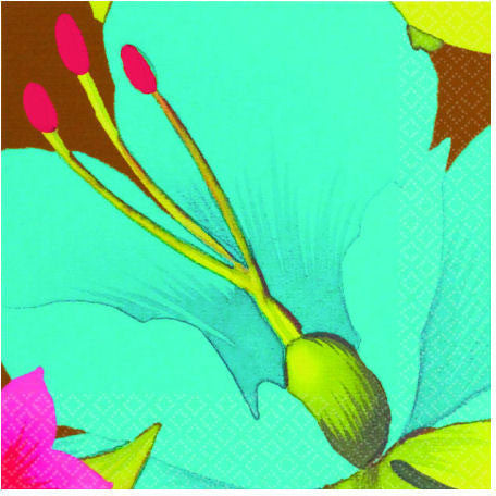 Tiki Blossoms Cool Beverage Napkins (16ct)