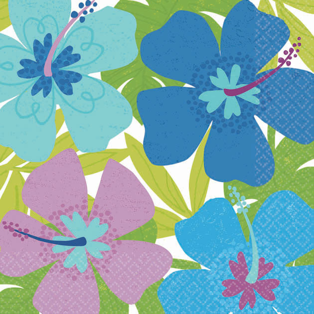 Floral Paradise Cool Beverage Napkins (16ct)