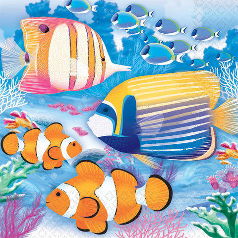 Tropical Summer Luncheon Napkins (16ct)