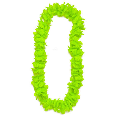 Silk Island Lei Green