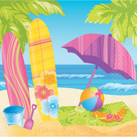 Surf's Up Luncheon Napkins (16ct)