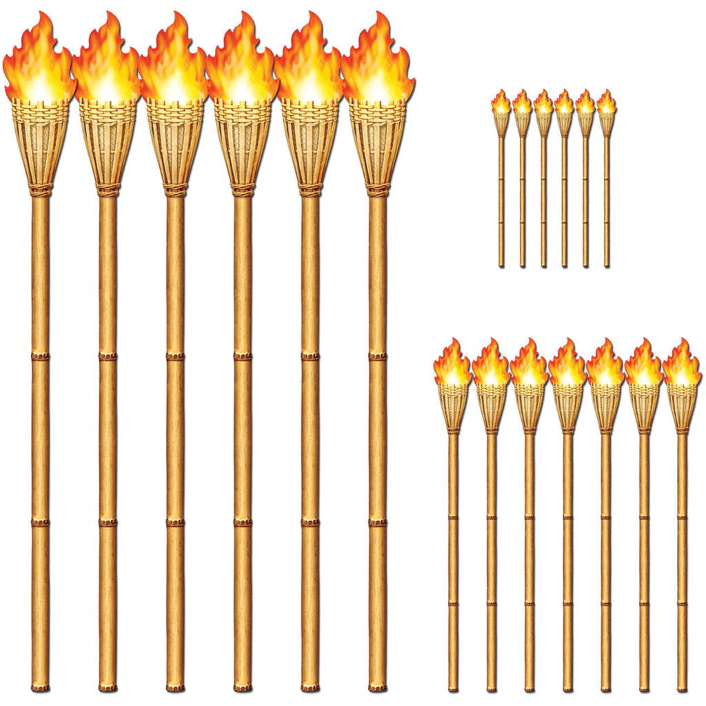 Tiki Torch Props Scene Setters