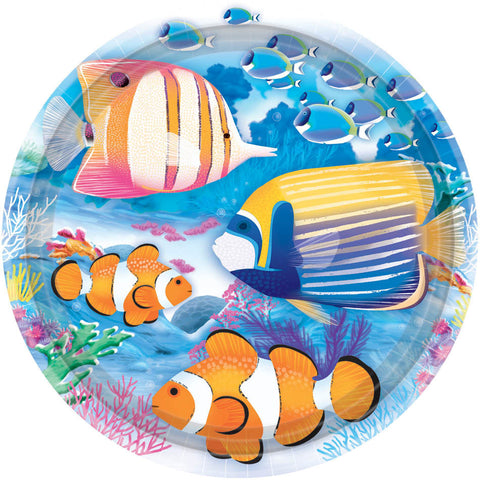 Tropical Summer Dessert Plates (8ct)