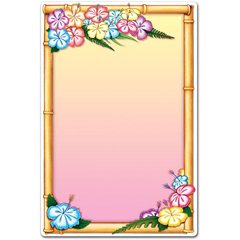 Luau Menu Board
