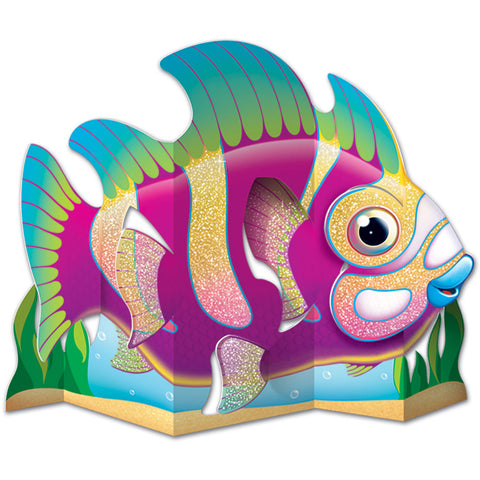 Glittered Fish Centerpiece