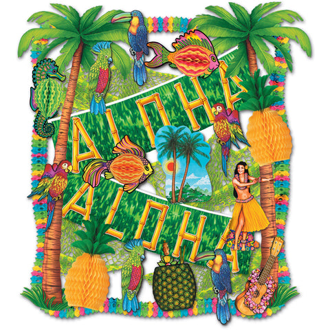 Luau Decorating Kit - 27 Pcs