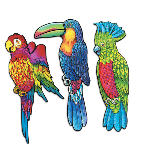 Exotice Bird Cutouts