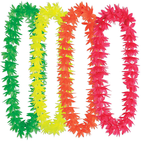 Neon Lotus Leis