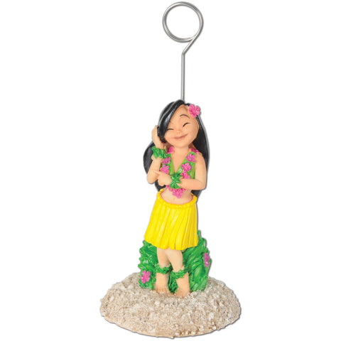 Hula Girl Balloon/Photo Holder