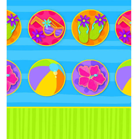 Fun In The Sun Plastic Table Cover