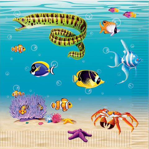 Under The Sea Luncheon Napkins