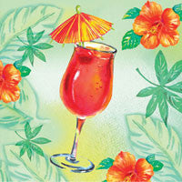 Pineapple Punch Beverage Napkins