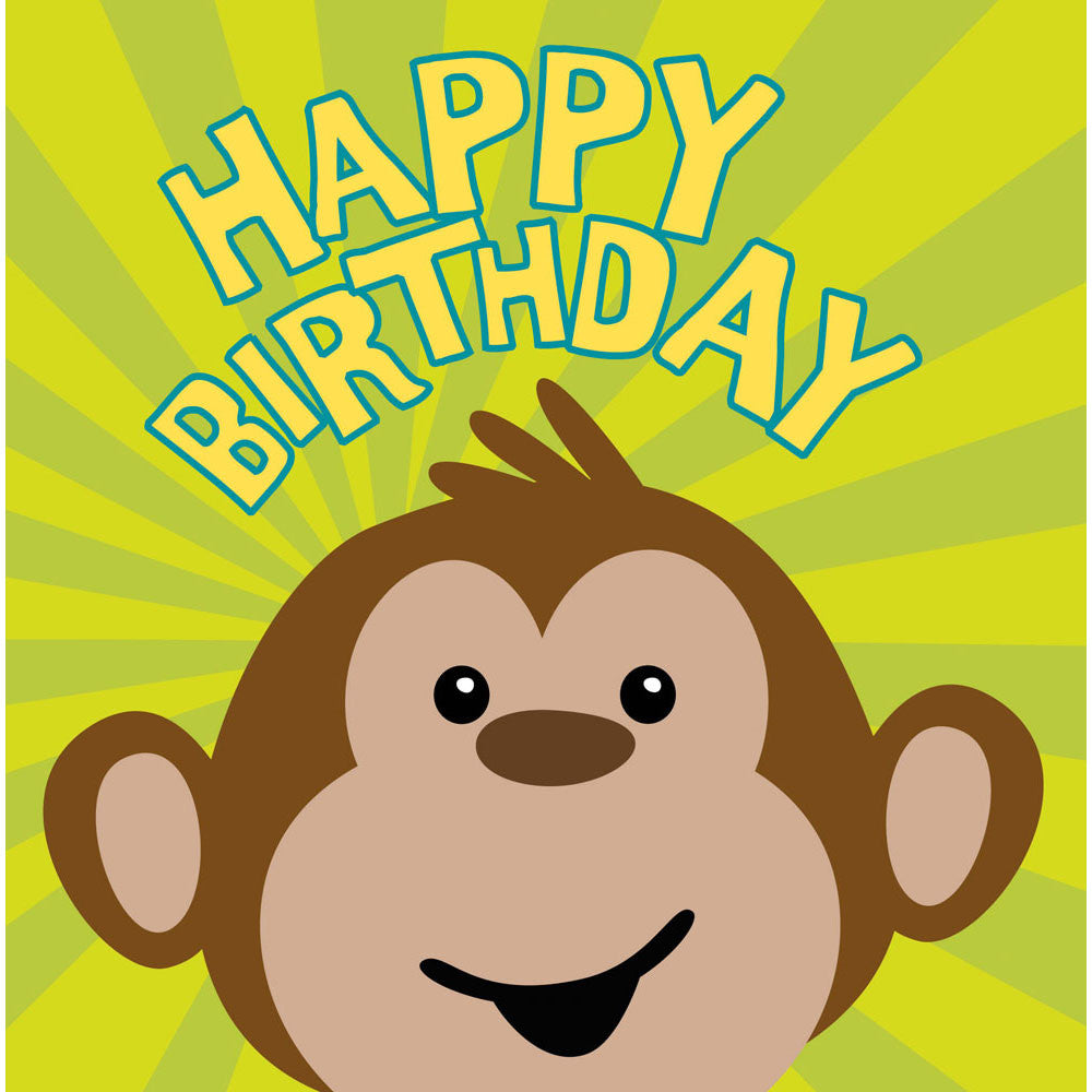 Monkeyin' Around Birthday Luncheon Napkins