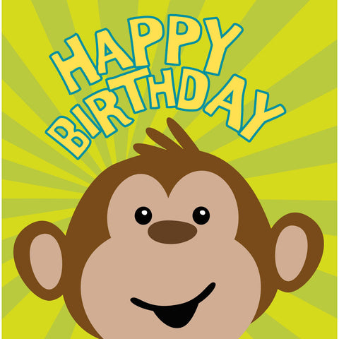 Monkeyin' Around Birthday Luncheon Napkins