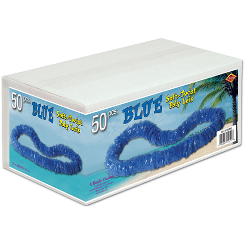 Soft-Twist Poly Leis w/Labeled Box