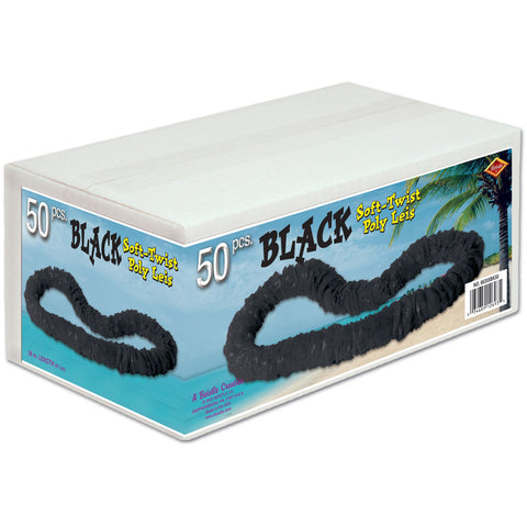 Soft-Twist Poly Leis w/Labeled Box